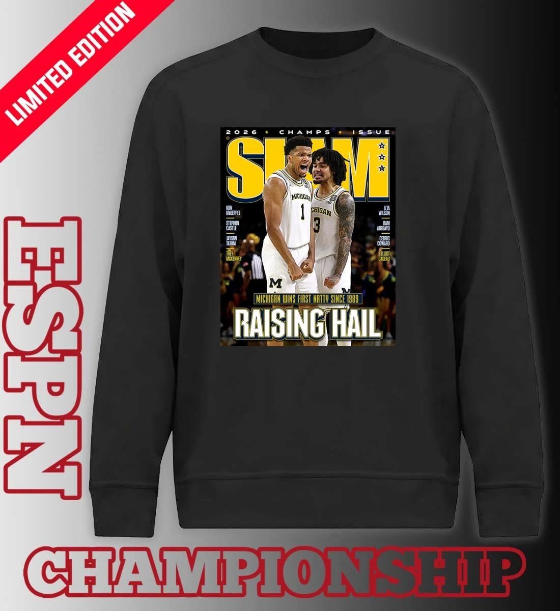 SLAM Michigan 2026 Men’s National Champions Raising Hail Shirt
