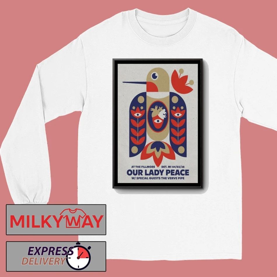 Poster Apr 2 2026 Our Lady Peace Detroit, MI shirt