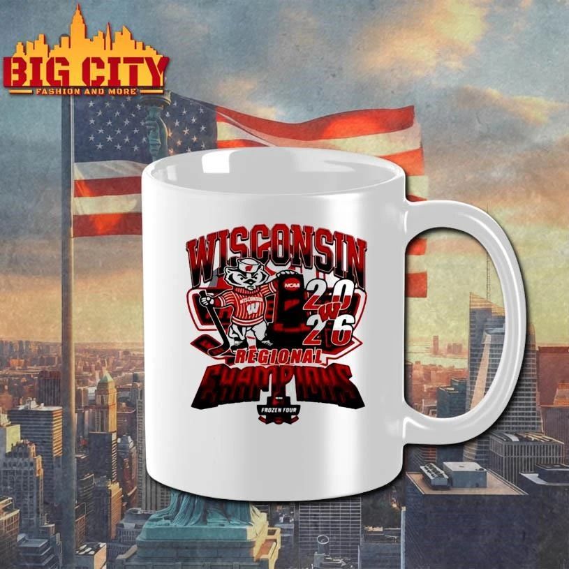 Wisconsin Badgers Regional Champions 2026 mascot Shirt