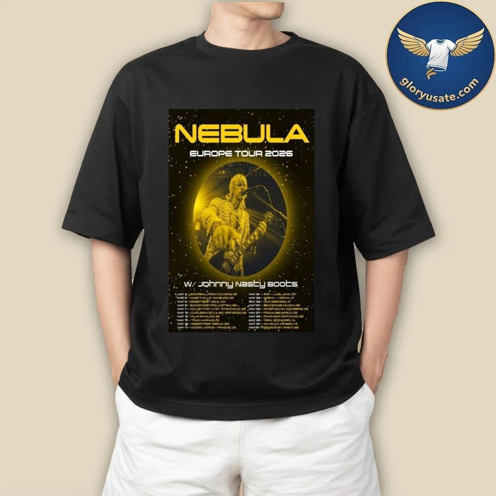 Nebula Europe Tour 2026 Poster Shirt