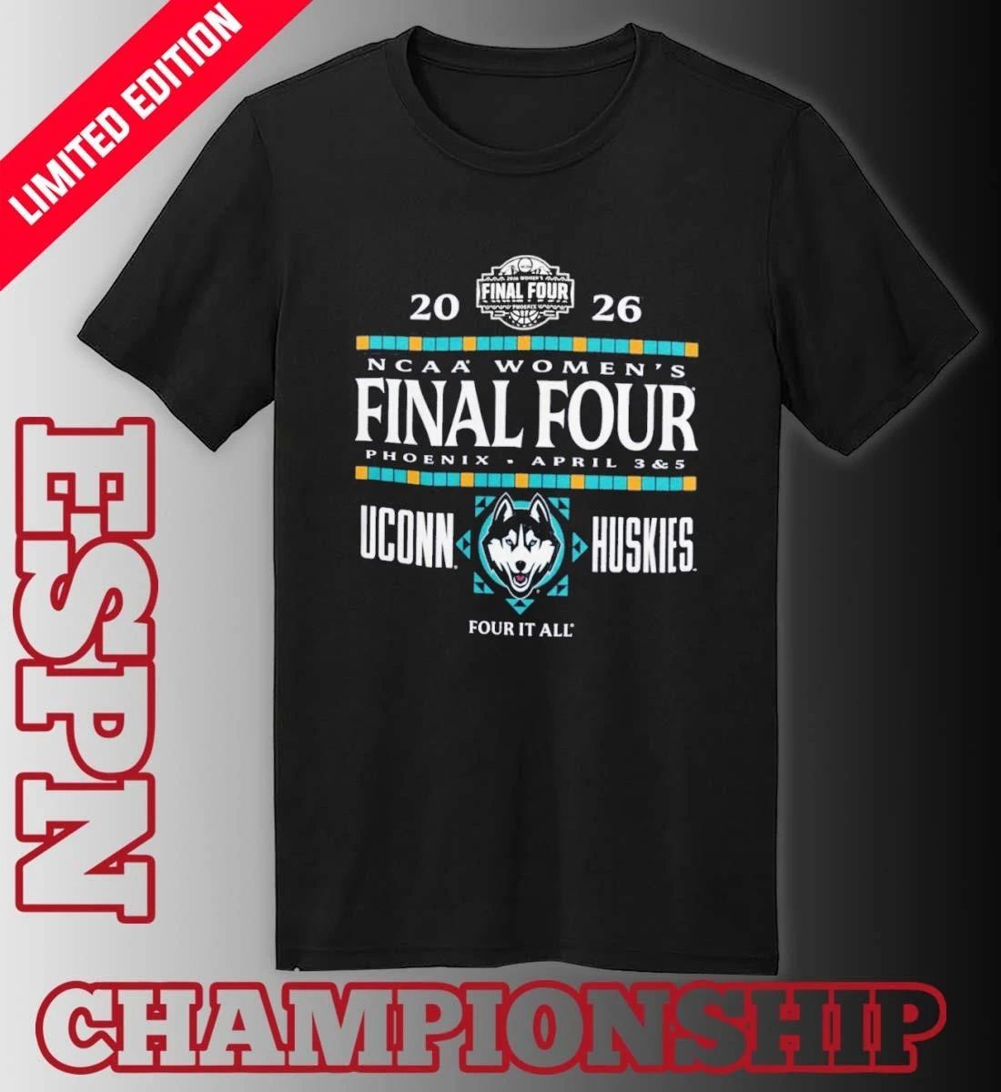 Uconn Huskies 2026 NCAA Women’s Final Four Phoenix, AZ Shirt