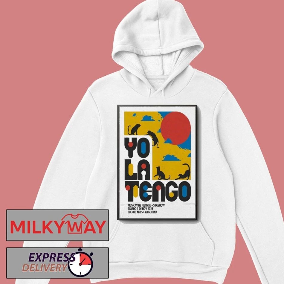 Yo La Tengo Buenos Aires Tour On Nov 1 2025 Poster shirt