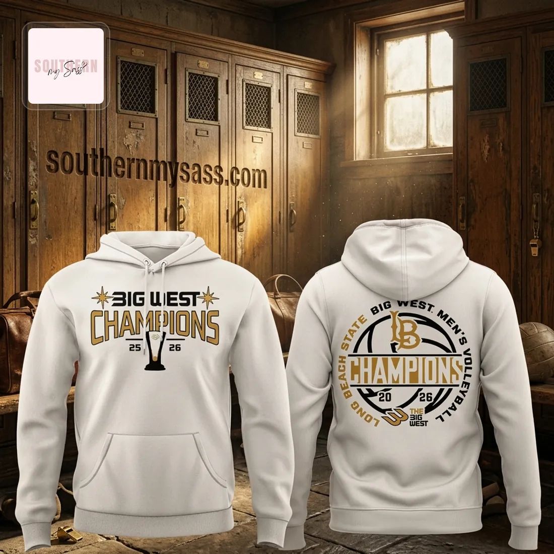 Long Beach State Big West Men’s Volleyball 2026 Champions Commemorative Hoodie