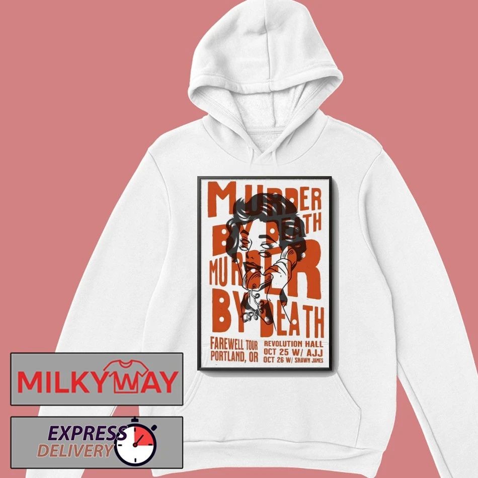 Murder By Death 10 25-10 26 2025 Portland OR Poster shirt
