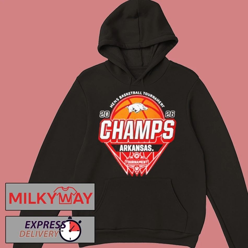 Arkansas Razorbacks Champions 2026 SEC Men’s Basketball Tournament 2026 Logo shirt