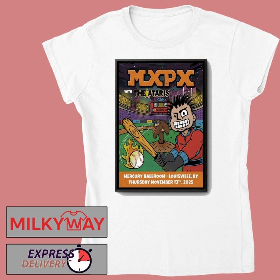 MXPX Nov 13 2025 Mercury Ballroom Louisville KY Poster shirt
