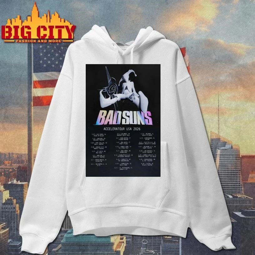 Bad Suns 2026 USA Acceleratour Poster Shirt