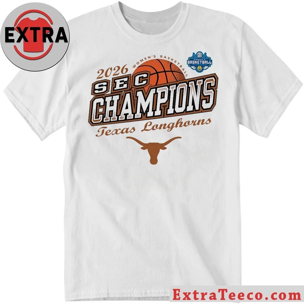2026 Women’s Basketball SEC Conference Champs Texas Longhorns Locker Logo Shirt