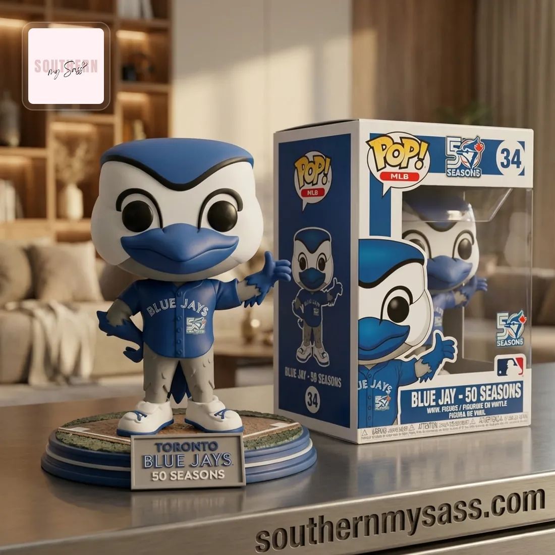 Toronto Blue Jays 50 Seasons Commemorative Pop Figure Doll