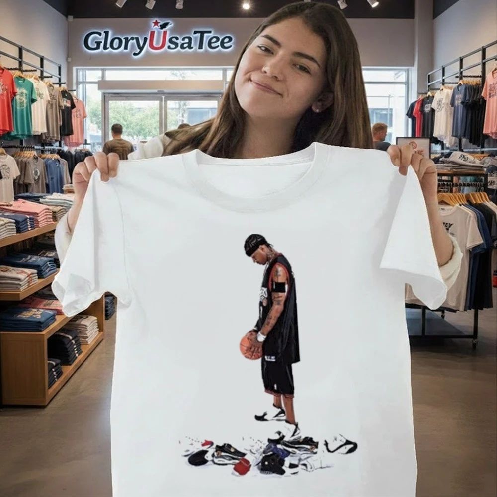 Keyonte George Wearing Allen Iverson Graphic Shirt