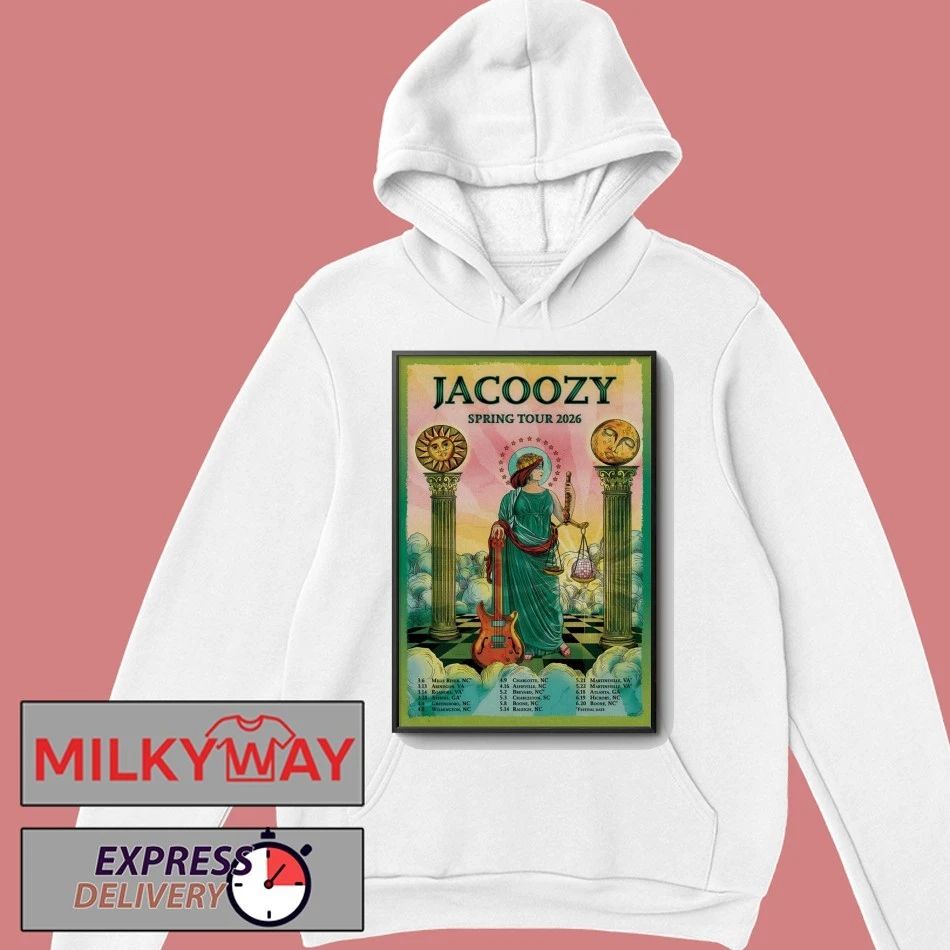 Poster Jacoozy Spring 2026 Tour shirt