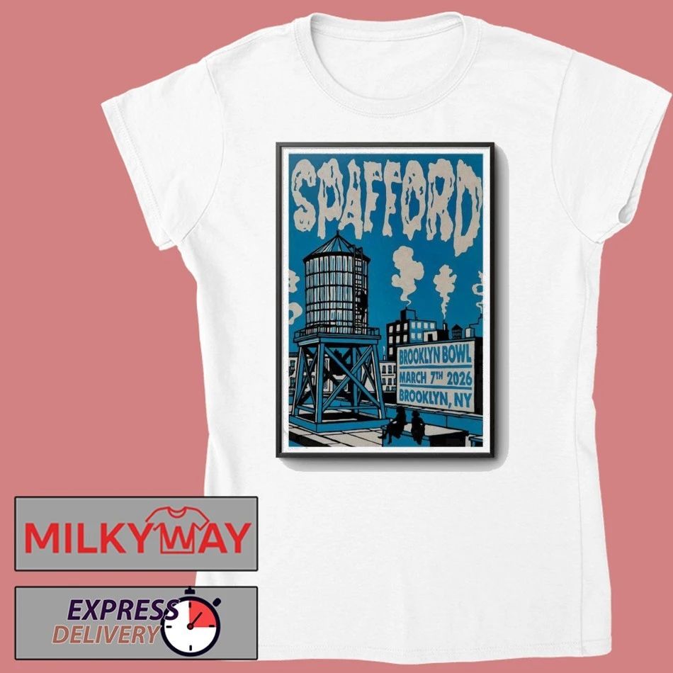 Spafford Brooklyn NY Poster Mar 7 2026 shirt