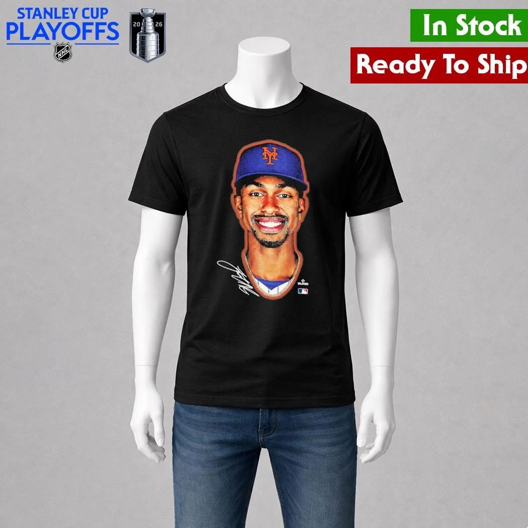 New York Mets Francisco Lindor Outerstuff Black Headliner Shirt