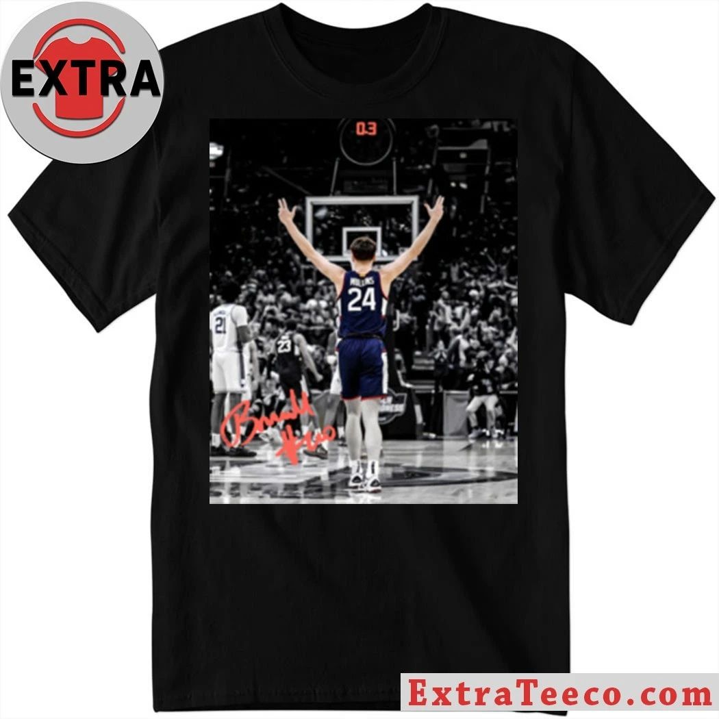 Braylon Mullins #24 Final- Four- 2026 Vintage Signature Graphic T-Shirt