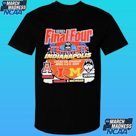 Arizona Illinois Michigan Uconn Final Four NCAA Shirt