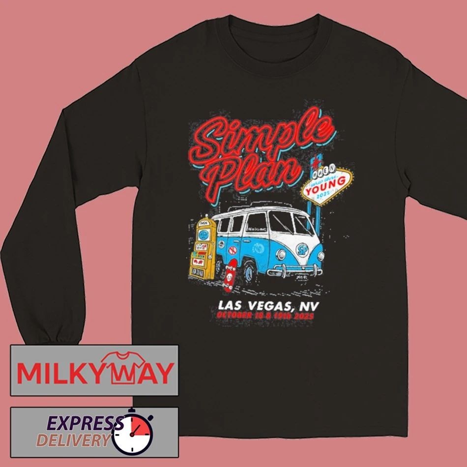 Simple Plan Tour Las Vegas, NV 2025 Shirt