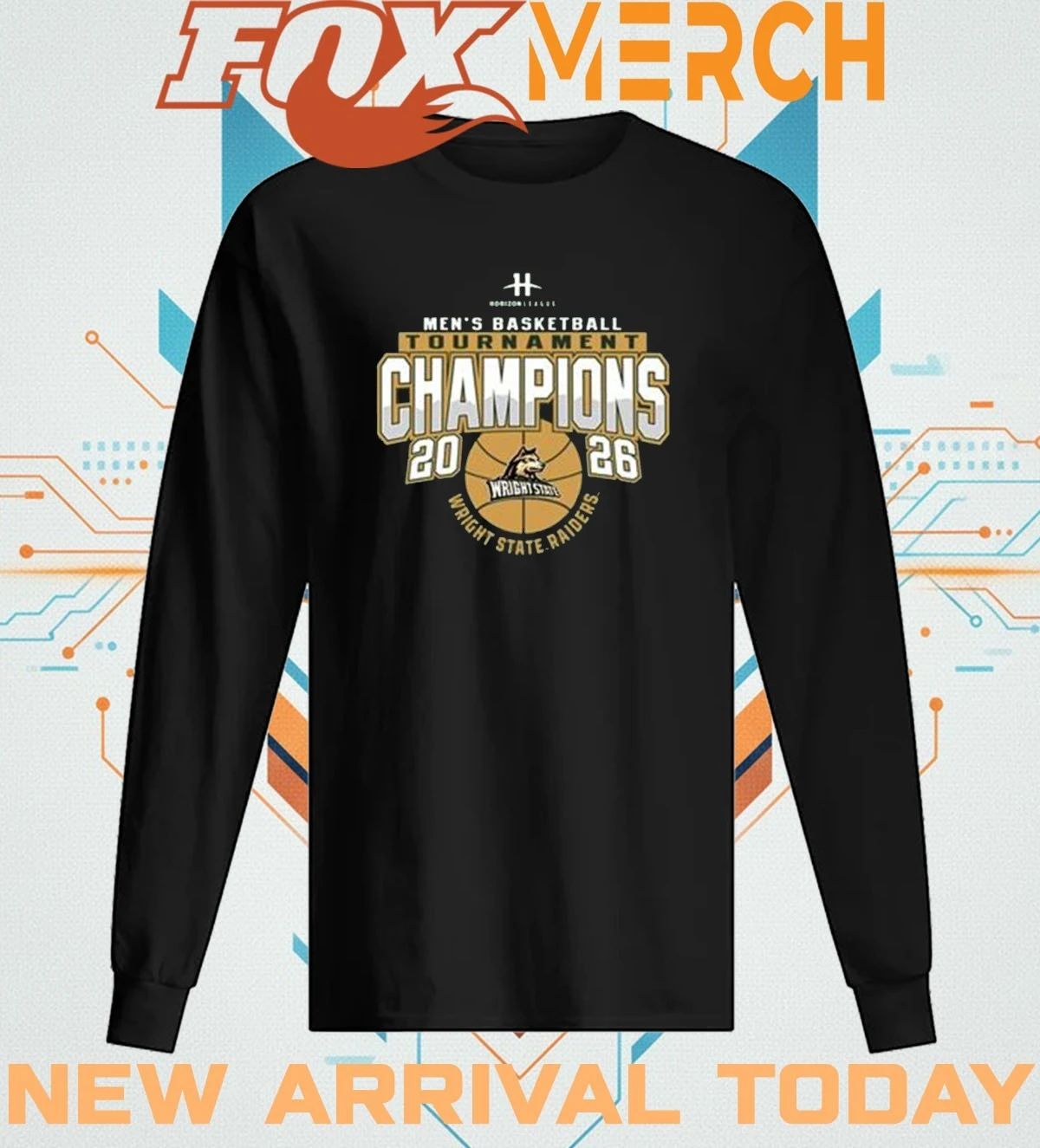 Wright State Raiders 2026 Men’s Basketball Tournament Champions t-shirt
