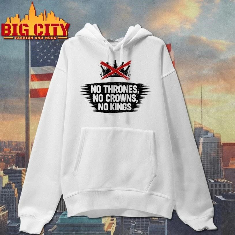 No Thrones, No Crowns, No Kings Anti-Trump Graphic Shirt