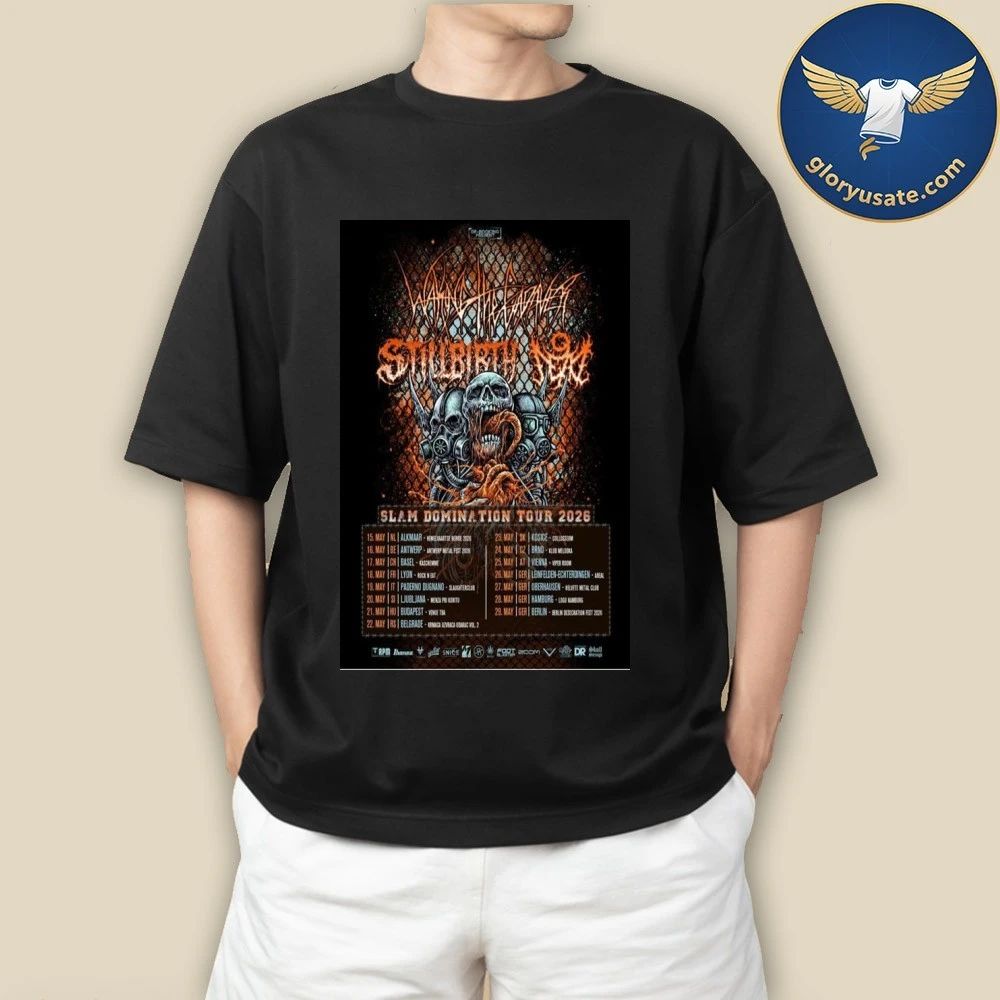 Waking The Cadaver Slam Domination Tour 2026 Poster Shirt