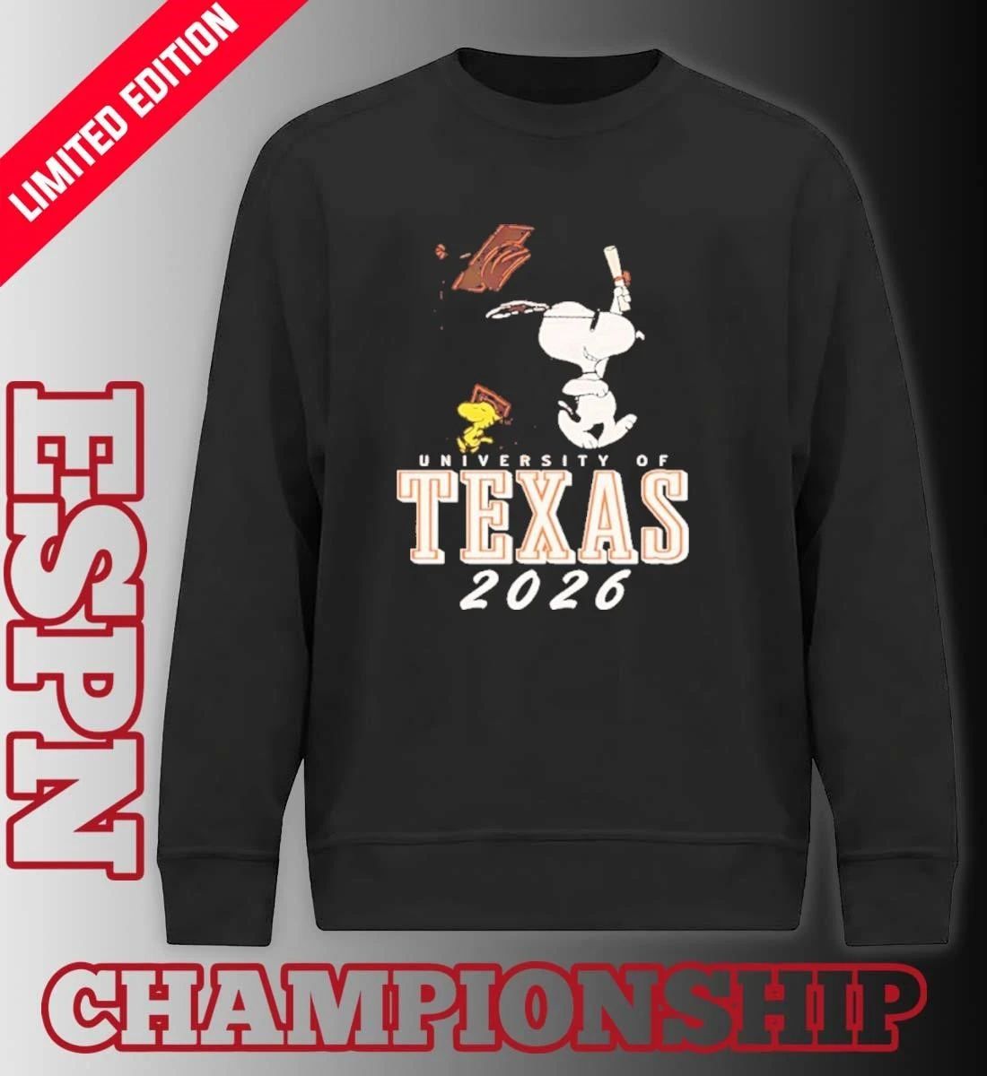 Peanuts x University Of Texas Graduation 2026 Shirt