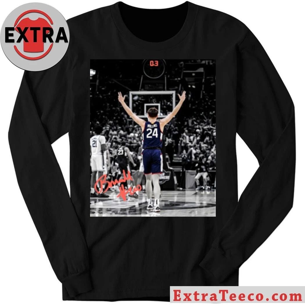 Braylon Mullins #24 Final- Four- 2026 Vintage Signature Graphic T-Shirt