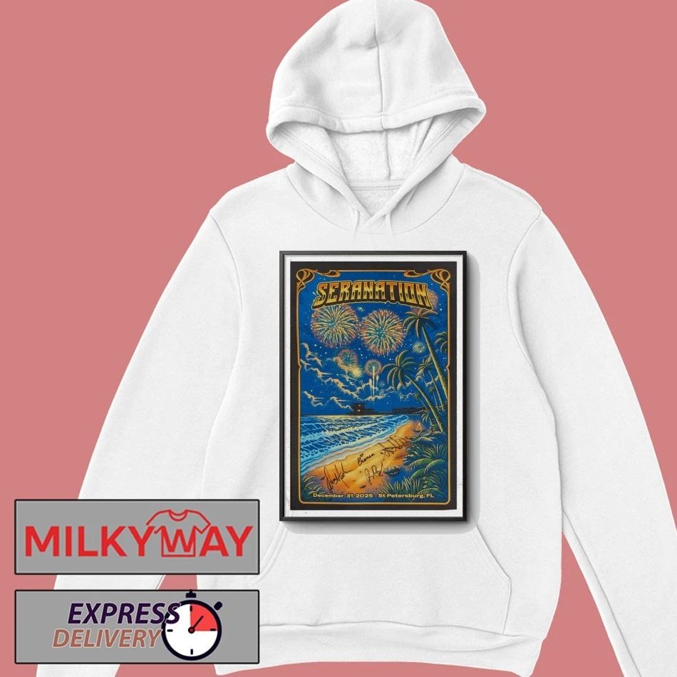 Seranation Dec 31 2025 ST. Petersburg Poster Signed shirt