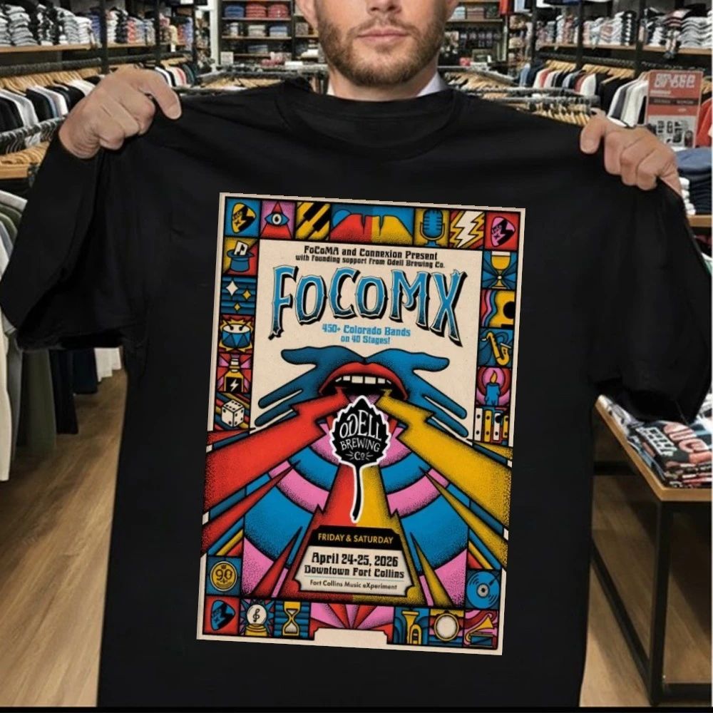 FoCoMX Fort Collins CO 4-24-4-25-2026 Poster Shirt