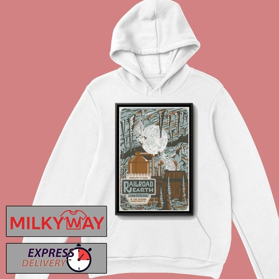 Railroad Earth The Caverns In Grundy County TN Feb 21 2026 Poster shirt