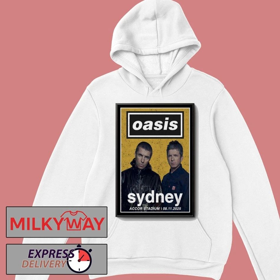 Oasis Accor Stadium Sydney Poster shirt