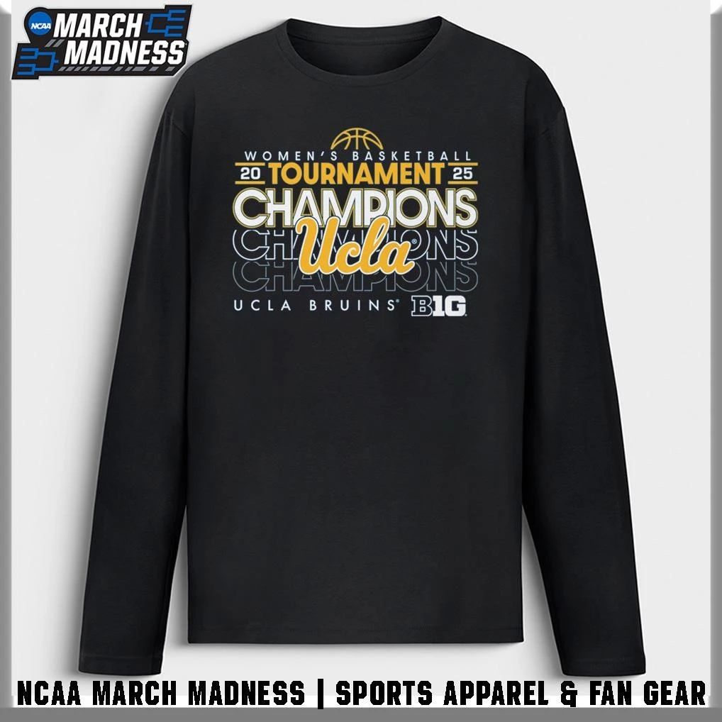 UCLA Women’s Basketball﻿ 2026 Big Ten WBB Tournament Champions Traditional T-Shirt