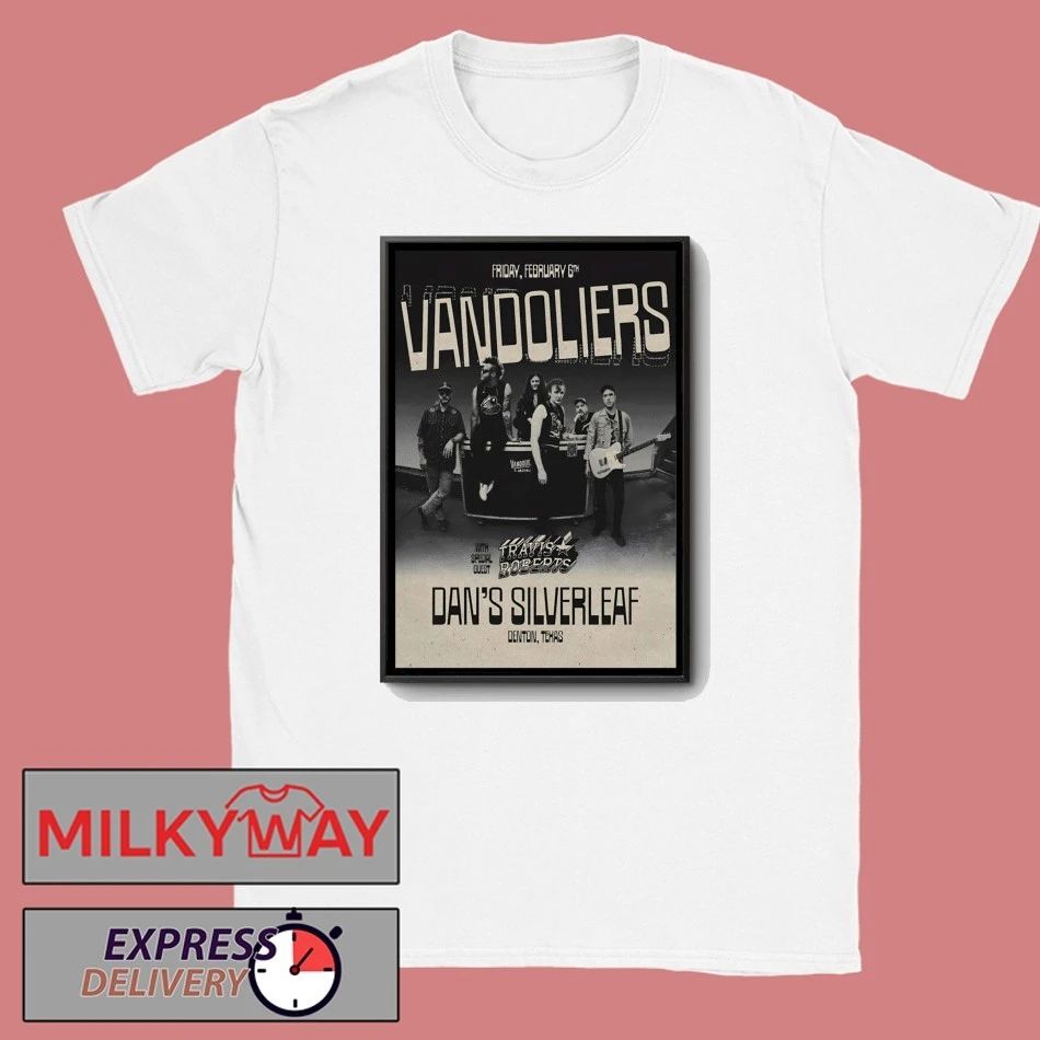 Vandoliers Tour Denton TX On Feb 6 2026 Poster shirt
