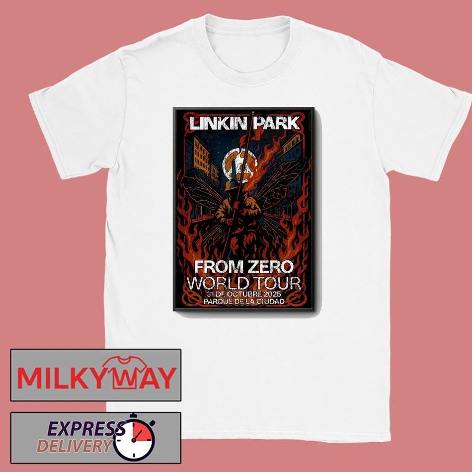 Linkin Park From Zero Oct 31 2025 Parque De La Ciudad Concert Poster shirt
