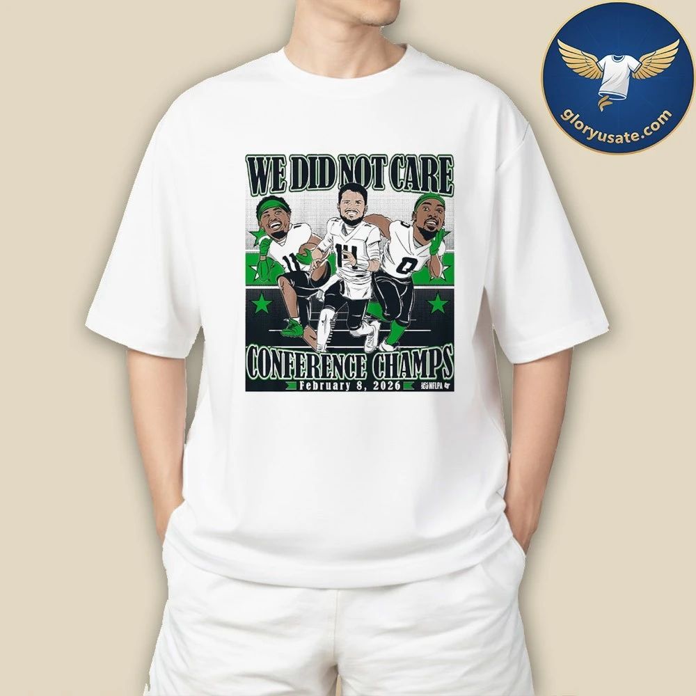 Sam Darnold, Jaxon Smith-Njigba, & DeMarcus Lawrence Conference Champions Caricatures Graphic Shirt