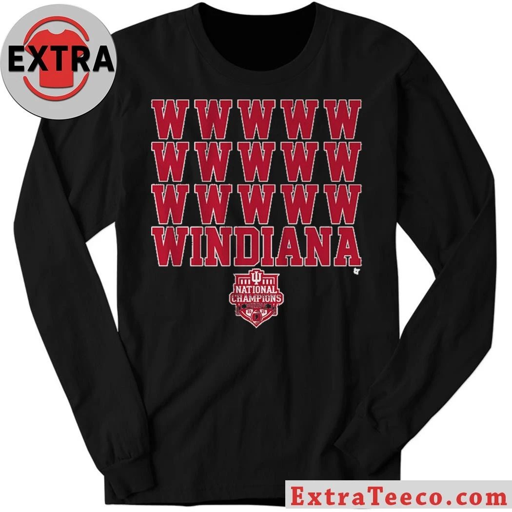 Indiana Football Windiana 2025 National Champions Shirt