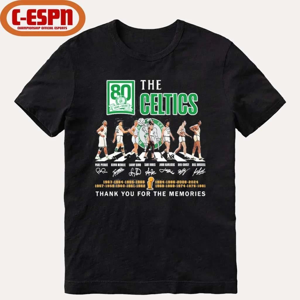 The Boston Celtics Greatness Abbey Road Legends Shirt
