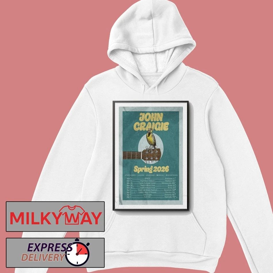 John Craigie Poster Tour Spring 2026 shirt