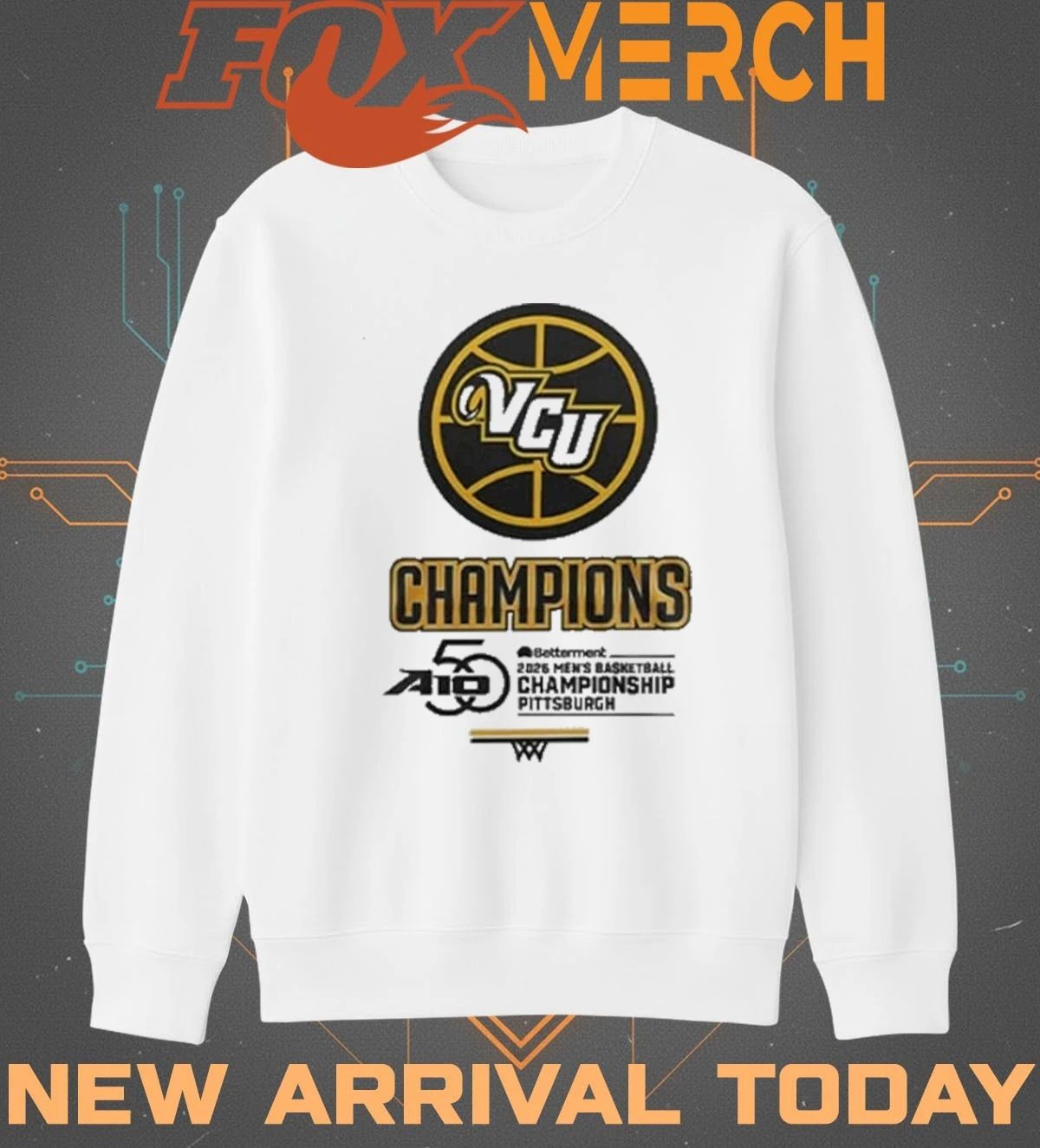VCU Rams 2026 Men’s Basketball Championship Pittsburgh t-shirt