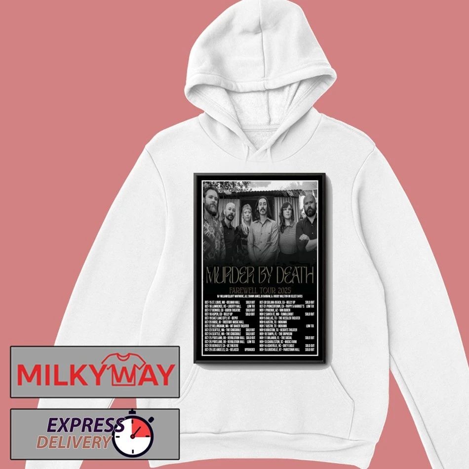 Murder By Death Tour 2025 Poster shirt