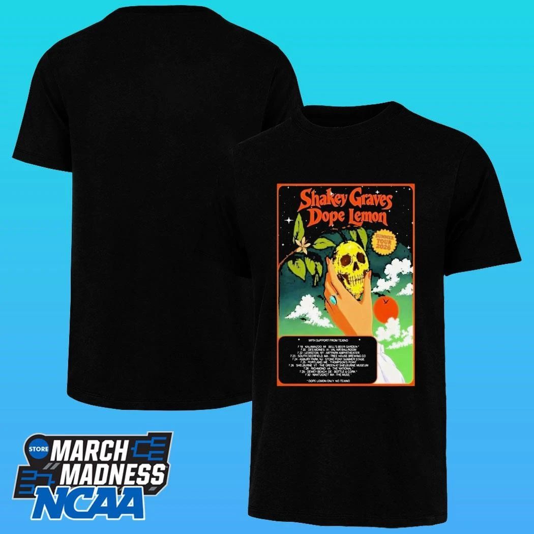 Shakey Graves And Dope Lemon Summer 2026 Shows Poster Shirt