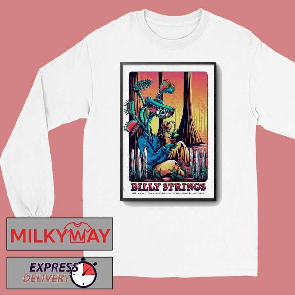 Billy Strings Greensboro NC 4 14 2026 Poster shirt