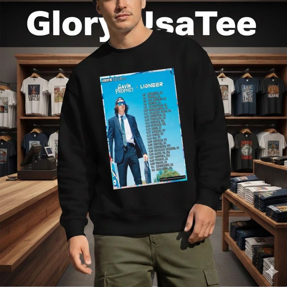 Gavin Prophet & Lioneer April 2026 Poster Shirt