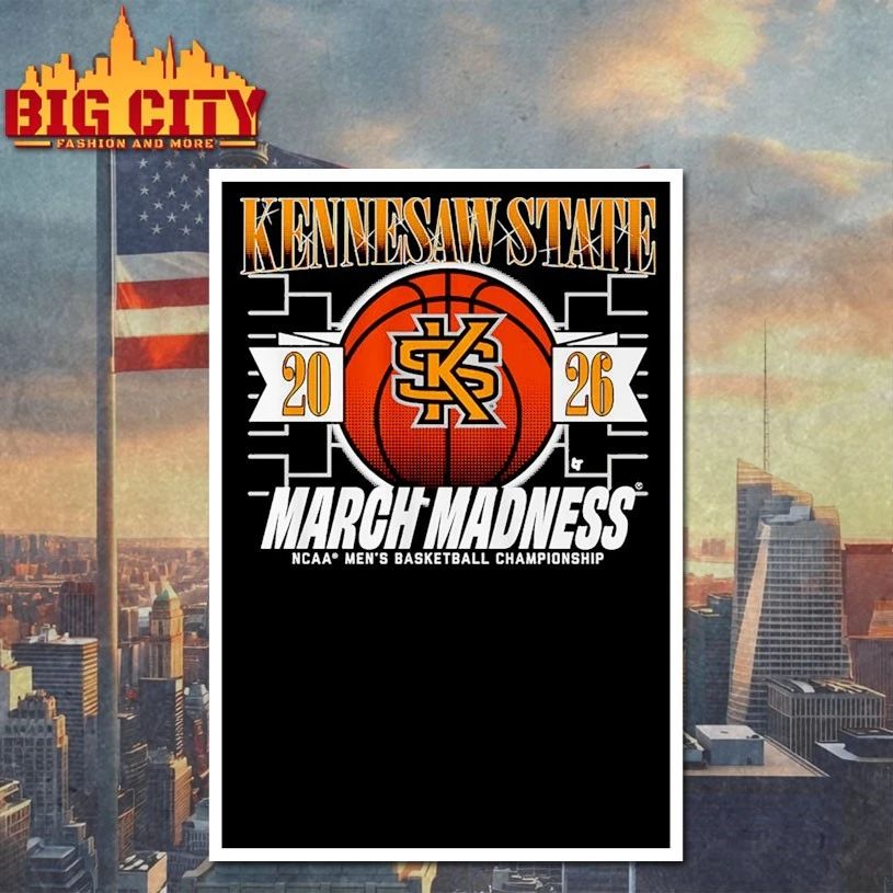 March Madness Kennesaw State Owls 2026 NCAA men’s basketball championship T-shirt