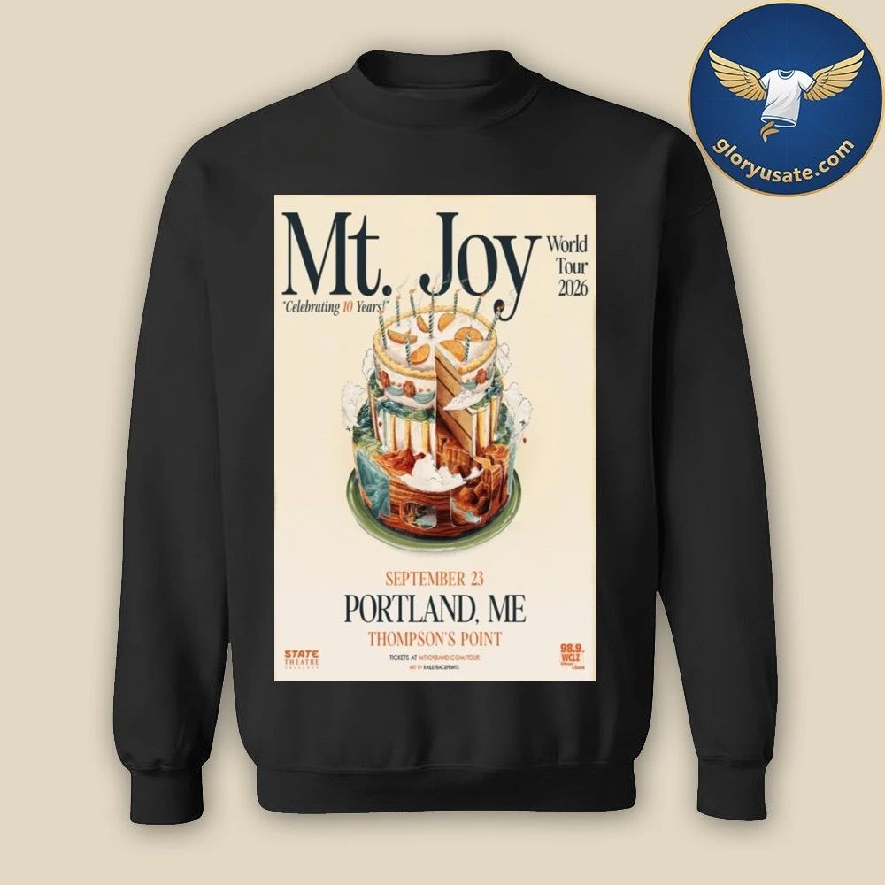 Mt. Joy Sept 23 2026 Thompson’s Point Portland ME Poster Shirt