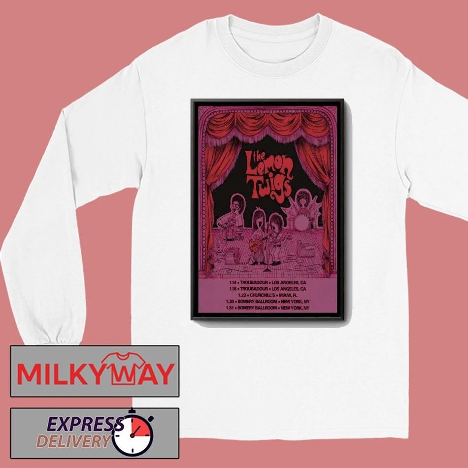 The Lemon Twigs US Tour 2026 Poster shirt
