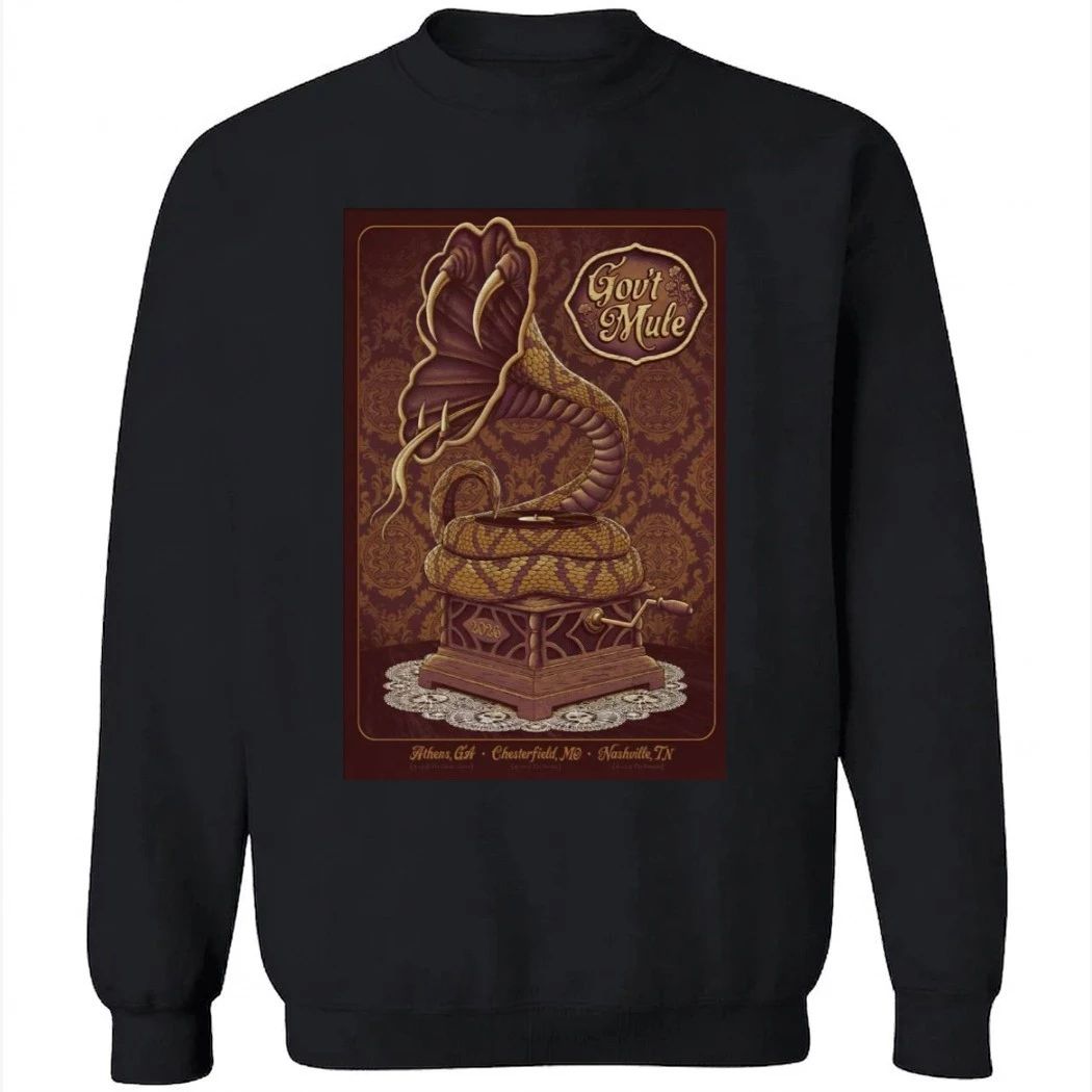 Gov’t Mule Apr 19 2026 In Athens, GA Poster Shirt