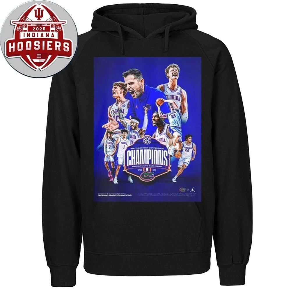 Florida Gators Men’s Basketball Is A Southeastern Conference Champions 2026 SEC T-Shirt