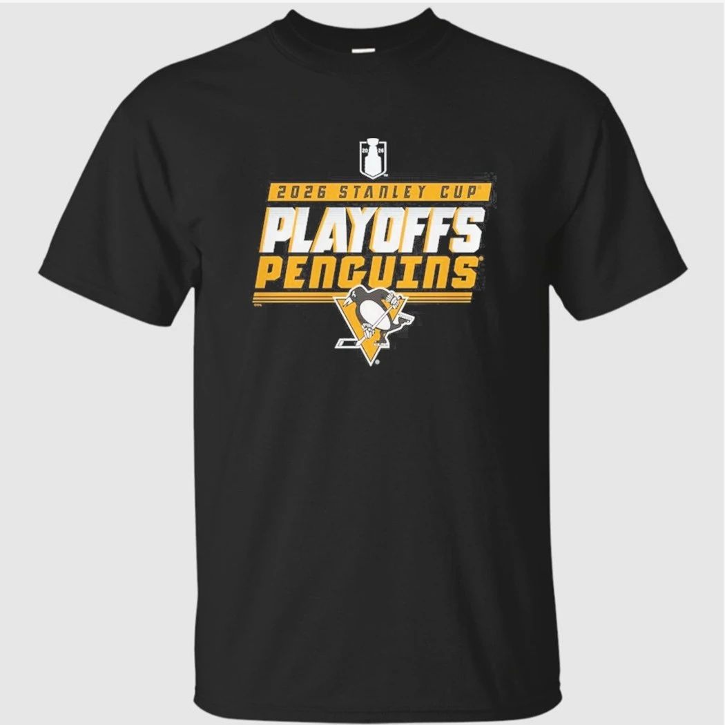 Pittsburgh Penguins Black 2026 Stanley Cup Playoffs T-Shirt