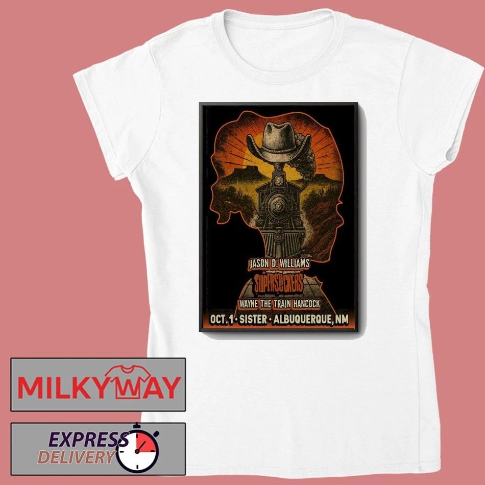 Supersuckers Oct 1 2025 Sister In Albuquerque NM Poster shirt