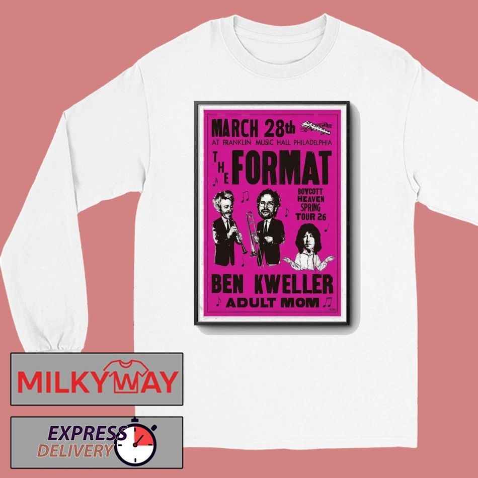 Mar 28, 2026 The Format Tour Franklin Music Hall Philadelphia Poster shirt