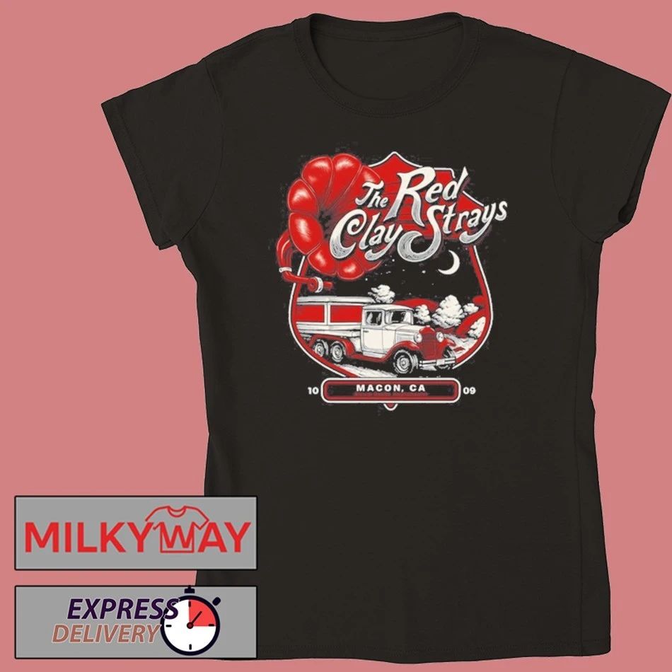 Red Clay Strays Atrium Health Amphitheater Macon Ga Oct 09 2025 Event Shirt